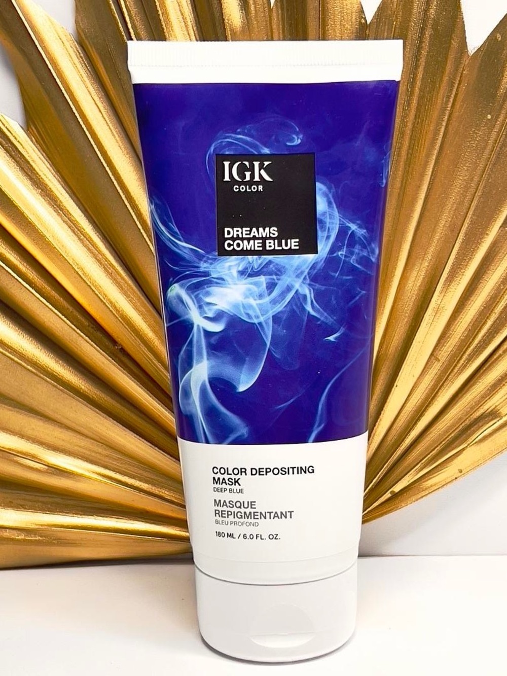 🍋2/$30 New/Sealed IGK Color Depositing Hair Mask in “Dreams Come Blue”